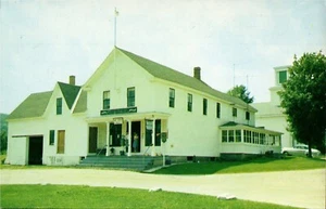 Postcard Chrome Post Office No 62 Plymouth VT Street View PC584 - Picture 1 of 2