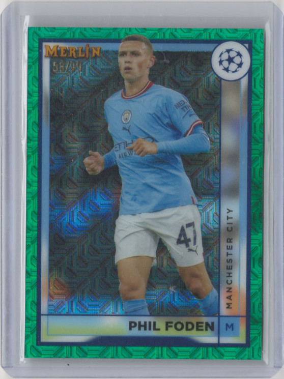 2022-23 Topps Merlin UEFA Club Competitions Phil Foden #93 for 
