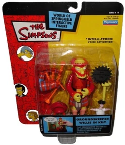 Simpsons Groundskeeper Willie in Kilt Action Figure Series 14 MOC RARE WOS Toy - Picture 1 of 1