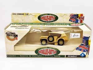DIECAST MILITARY - 1/50 SOLIDO FAMOUS BATTLES - 6110 COMMAND CAR - UNUSED - Picture 1 of 8
