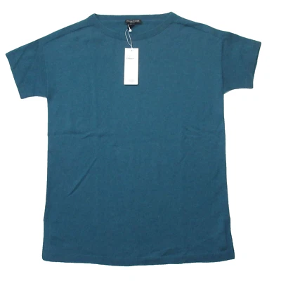 Nuevo con etiquetas Túnica de cachemir italiana sin costuras Eileen Fisher Petite en suéter del Nilo PP Foto 1 de 4