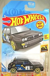 2021 Hot Wheels #51 Baja Blazers 6/10 LANCIA DELTA INTEGRALE Black w/Yellow 10Sp - Picture 1 of 5