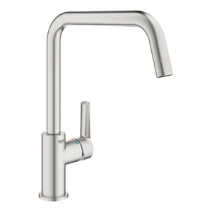 Grohe Quickfix Start Single Lever Monobloc Kitchen Mixer Tap - Steel 30470DC0 - Picture 1 of 11