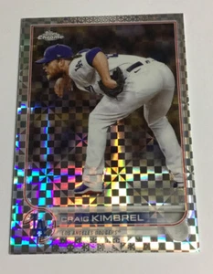 2022 Topps Update Chrome CRAIG KIMBREL Xfractor Refractor Card 42/99 Dodgers - Picture 1 of 2