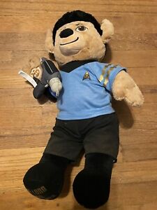 Build A Bear Star Trek Spock w/ Phaser & 1st Edition Outfit