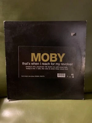 Moby - That’s When I Reach For My Revolver 12" Vinyl Single 1997 ELEKTRA VG+ - Image 1 of 3