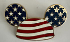 Chapeau d'oreille à rayures Mickey Mouse Stars drapeau américain épingle Disney patriotique 46957
