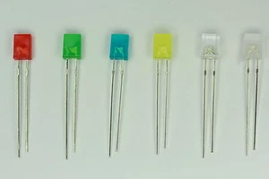 2x5x7mm Durchgangsloch rechteckige LEDs - Bild 1 von 1