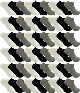 Low Cut Ankle Socks for Men, 48 Pairs Comfortable Lightweight Breathable Bulk - Picture 1 of 12