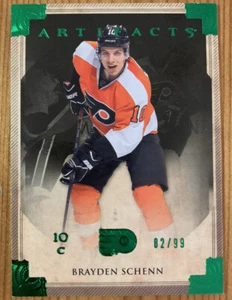 2013-14 Upper Deck Artifacts Emerald 82/99 Brayden Schenn #11 - Picture 1 of 2