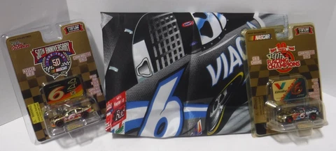 Mark Martin #6 Valvoline Viagra Cars Flag Lot Of 3 042023DMT(C) Cover