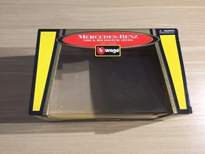 Boite extérieure vide pièce miniature Mercedes Benz 500 K 1936 Burago 1/20 A46 - Imagen 1 de 7