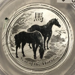 2014 Australia Horse. Half Dollar. ANACS MS70. Cracked Case. - Picture 1 of 5