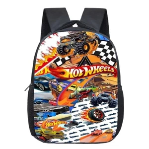 Hot Wheels Rucksack Spielzeugautos Tasche für Kinder Reise Sport Schulanfang Rucksack - Bild 1 von 24