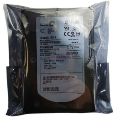 1PC SEAGATE PE2950 2900 0J8091 ST3146854SS hard disk 146G SAS 15K 8MB 3.5inches - Image 1 of 2