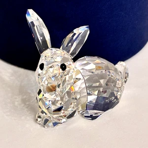 Swarovski Crystal Rabbit Laying Figurine # 905778 Og Box COA - Picture 1 of 15