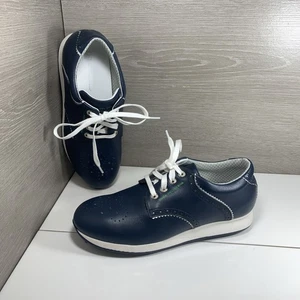 Duca del Cosma Damen Leder Golfschuhe Blau Leder Größe 8,5 Neu ohne Karton - Bild 1 von 11