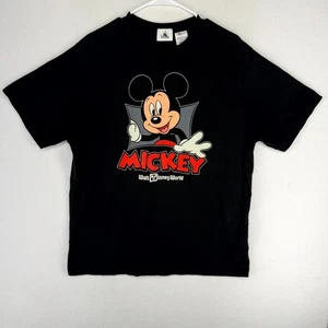 Walt Disney World Herren Mickey Schwarz Kurzarm Baumwolle Tshirt Größe XL - Bild 1 von 10