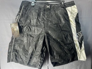 Pantalones Cortos Tapout Para Hombres 38 Negros MMA Artes Marciales Mixtas Grappling Ripstop Surf - Imagen 1 de 14