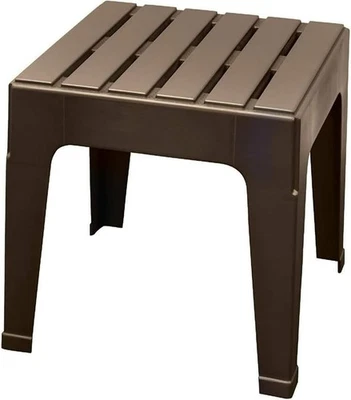 ADAMS MFG Patio FURN 8090-60-3731 Mesa Grande Fácil Apilable Marrón Foto 1 de 4