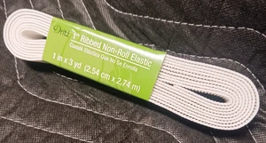 DRITZ Non-Roll Elastic 1" Wide x 3 Yard Long - White (9502W) - Picture 1 of 2