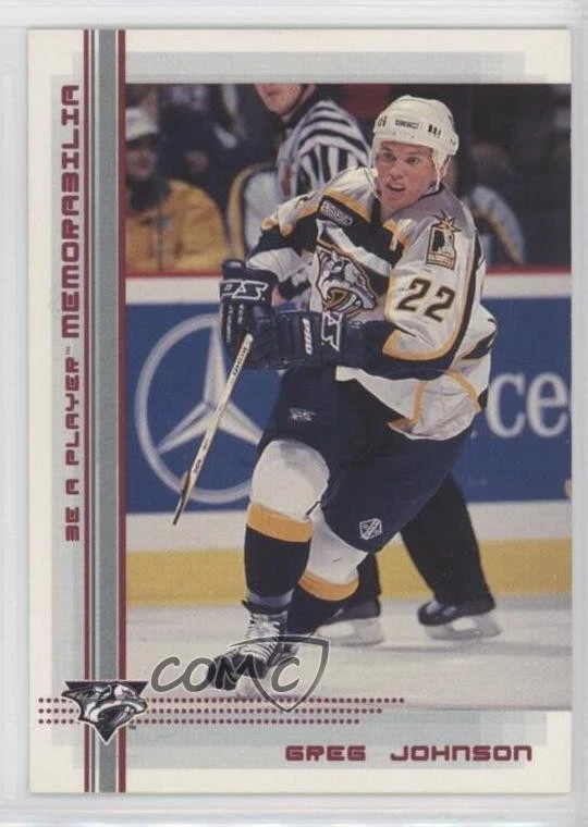 2000-01 ITG Be A Player Memorabilia Ruby /200 Greg Johnson #338 - Image 1 of 2