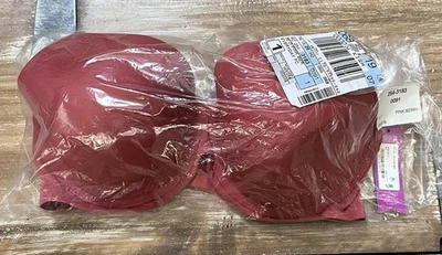 AMBRIELLE Everyday Full Coverage Bra-Underwire-Pink Berry/Red 36D *New w/Tags - Image 1 of 4