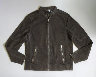 ALLSAINTS Cora Suede Leather Jacket Free WORLDWIDE SHIPPING FTP/9020 - Image 1 of 4