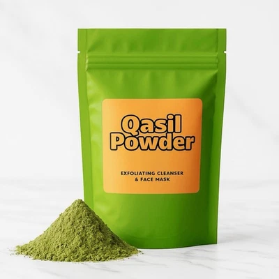 Organic Qasil Powder Sidr Powder Skin Facial Mask Skin Care Mask - Image 1 of 4