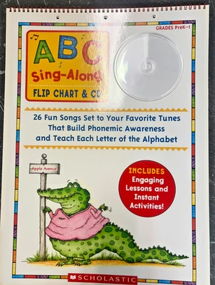 ABC Sing-Along Flip Chart Lessons & Activities No CD Grades PreK-1 - Image 1 of 4