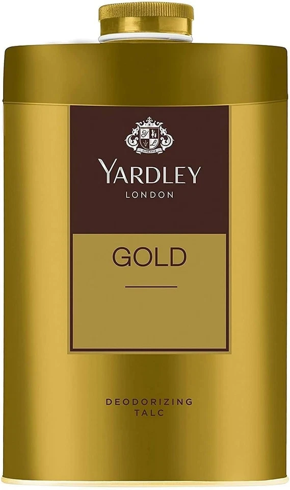 Yardley London Gold Deodorizing Talc Talcum Powder Men 100gm - Image 1 of 1