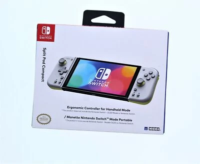 Nintendo Switch Split Pad Compact Controller Light Gray/Yellow - Image 1 of 2