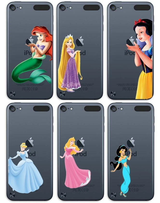 For iPod Touch 5th 6th & 7th Gen - Hard Transparent Clear Cover Case Princess - Image 1 of 1