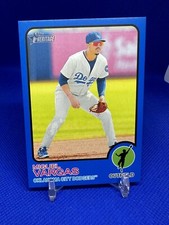 2022 Topps Heritage Minor League BLUE Miguel Vargas SP RC /99 DODGER BLUE COLOR