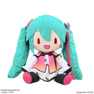 Japan Authentic SEGA Project DIVA MEGA39's Fuwa Petit L Plush Miku Star Voice - Picture 1 of 4