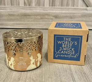 Bath & Body Works Disney Princess Candle Life's A Fairytale Member Exclusive - Picture 1 of 4