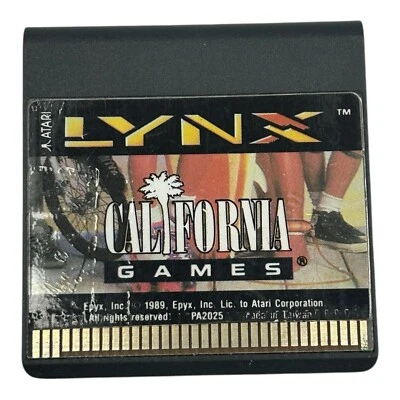 California Games (Atari Lynx, 1989) Authentic Cartridge Only Tested - Image 1 of 3