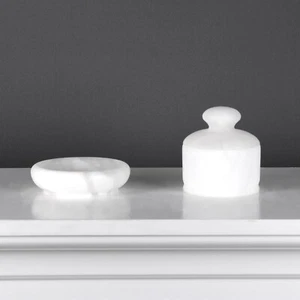 Soportes de accesorios de alabastro sólido - conjunto - alta calidad - ideas de regalo - Imagen 1 de 6
