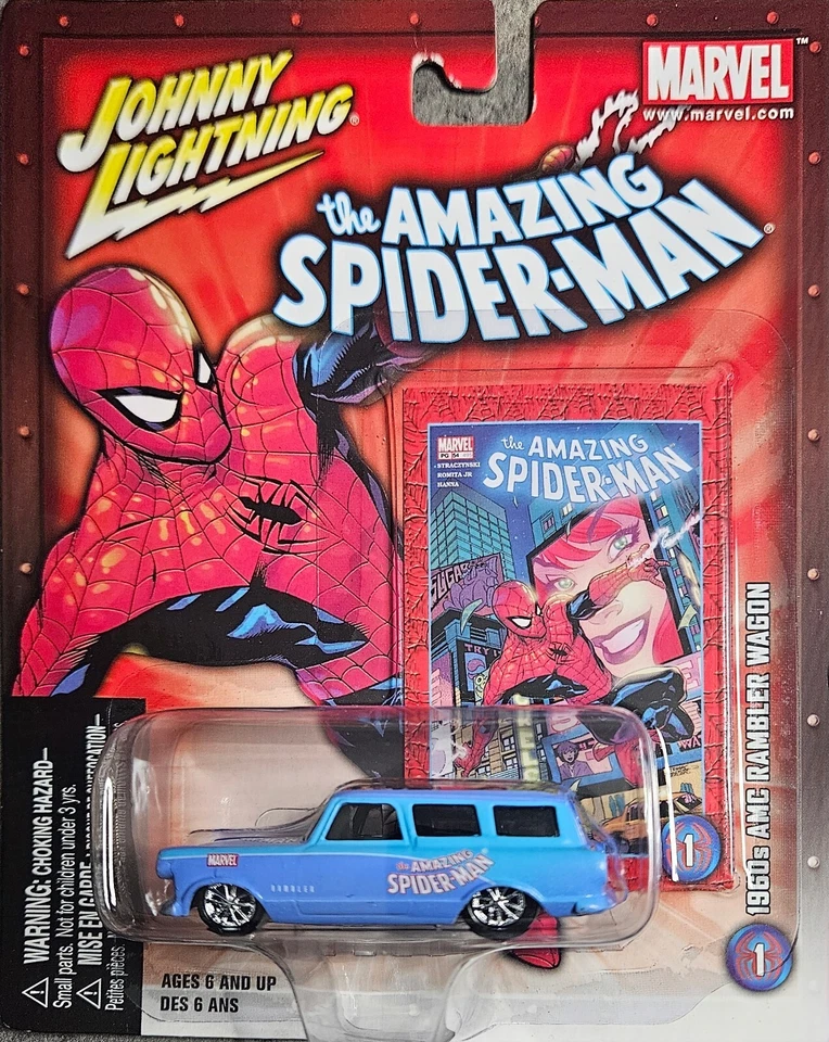 Johnny Lightning - Marvel / The Amazing Spider-Man - AMC RAMBLER STATION WAGON Foto 1 de 3