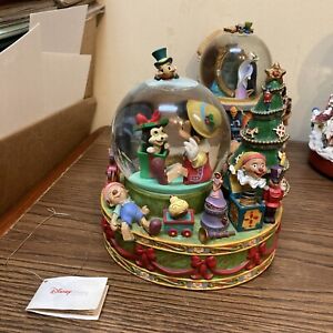 Disney Pinocchio Music Box "Have Yourself a Merry Christmas" Snow Globe