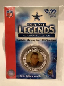 Dallas Cowboys Legends Medaillon SELTEN Neu im Paket Troy Aikman #8 - Bild 1 von 1