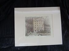 New listing
		Peter Warner Signed Numbered Watercolor on Lithograph Famous Old Mills 1995 Art