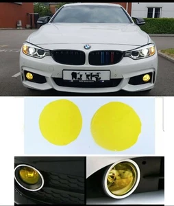 ORIGINAL Premium Golden Yellow Headlight Tail light Fog Light Film Tint Car Wrap - Picture 1 of 12