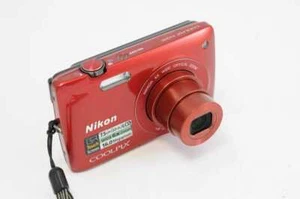 Nikon Coolpix S4200 16MP 6x Digital Camera Red w/Charger&Battery&card 90%new - Picture 1 of 5