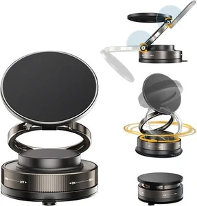 Maglock 360° Foldable Magnetic Phone Mount, Shopellox Suction Cup Phone Mount - Picture 1 of 16