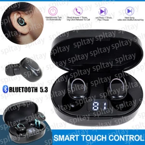 Für Samsung iPhone Sport Handy Kopfhörer Bluetooth TWS Stereo Kabellos Headset - Bild 1 von 22