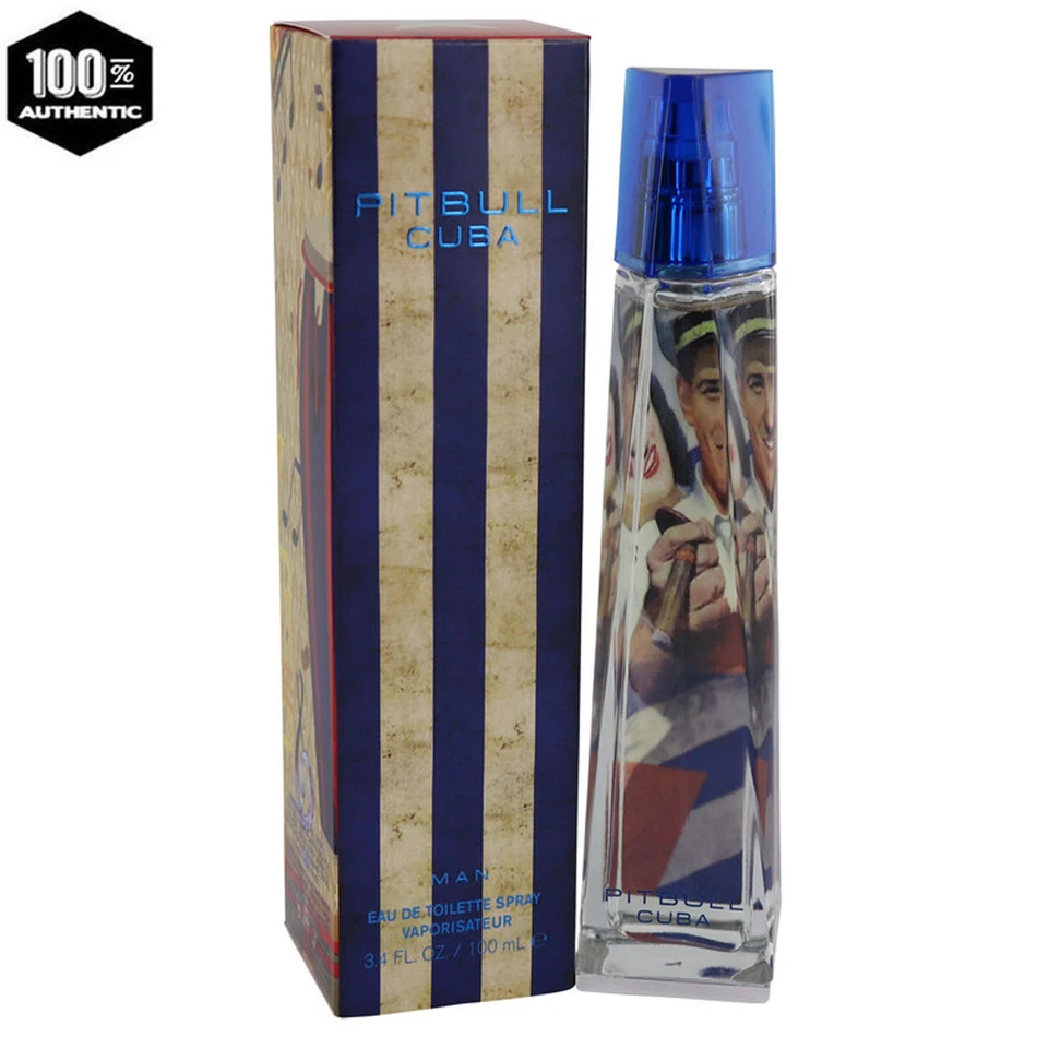 Pitbull Cuba 男士 3.4 盎司/100 毫升淡香水喷雾 — 第 1/1 张图片
