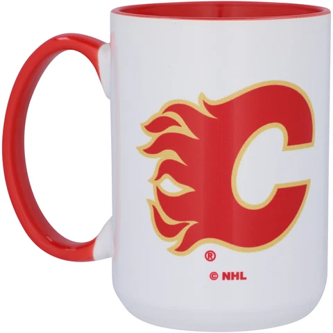 Calgary Flames 15oz. Inner Color Mug Cover