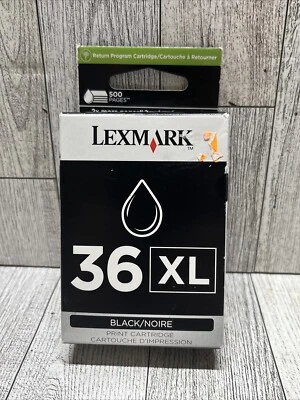 New Genuine Lexmark 36XL Black Ink Cartridge X Series X3650 Z Series Z2420 - Image 1 of 2