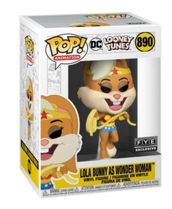 Funko POP FYE Exclusive DC Looney Tunes Lola Bunny As Wonderwoman + protector  - Picture 1 of 8